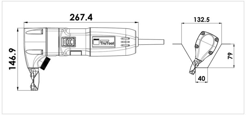 Grignoteuse à profilées TruTool PN 200 550W