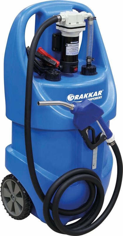 Distributeur mobile AdBlue® 75L sur roues pompe électrique - 12V 100W - 10L/min DRAKKAR 08621