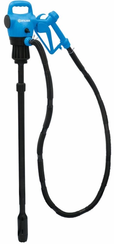 Pompe électrique AdBlue® 12V-230V 18 l/min avec tuyau de refoulement - pour fût - STILKER 08630