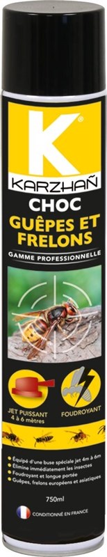 Insecticide guêpes frelons 750 ml KARZHAÑ 10058