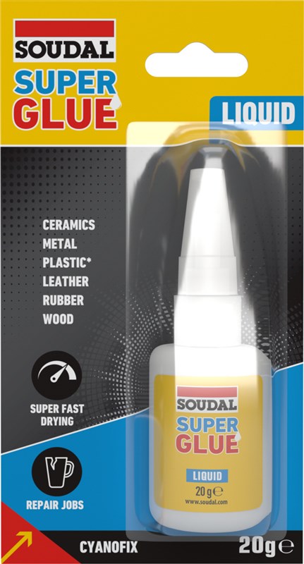 Super Glue Liquid CYANOFIX -  Flacon de 20g SOUDAL 101125