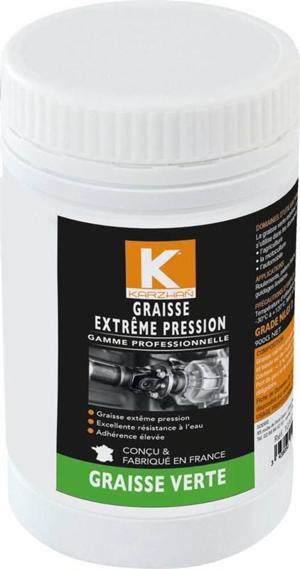 Graisse verte extrême pression - Pot de 1L - KARZHAÑ 10302