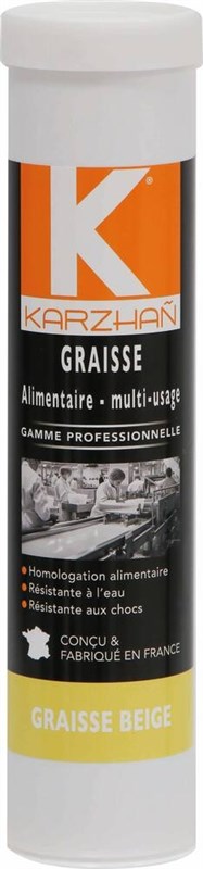 Graisse beige alimentaire multi-usage - Cartouche de 400g - KARZHAÑ 10303