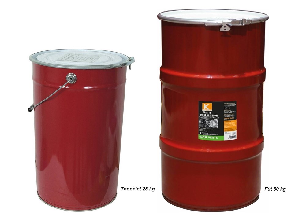 Graisse verte extrême pression – Tonnelet 25kg ou Fût 50kg - KARZHAÑ