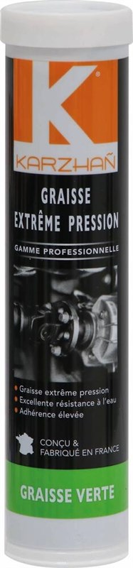 Graisse verte extrême pression - Cartouche de 400g - KARZHAÑ 10317