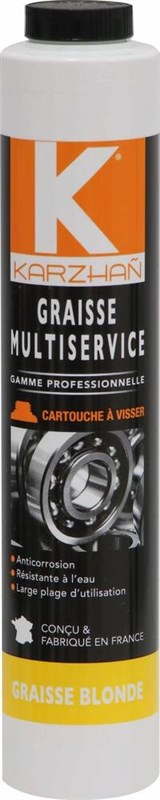 Graisse blonde multiservice - Cartouche à visser de 400g -  KARZHAÑ 10498