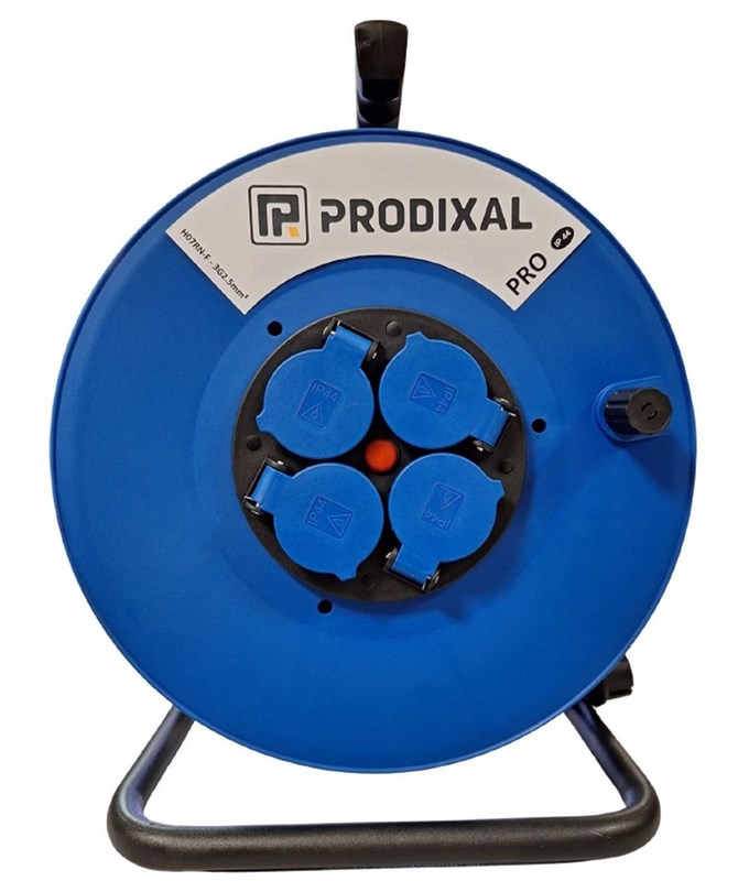 Enrouleur électrique 4 prises 40m Câble H07RNF 3G2,5 IP44 - PRODIXAL 10557371