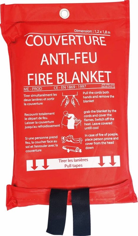 Couverture anti-feu 1,8x1,2m FARMOR 17400