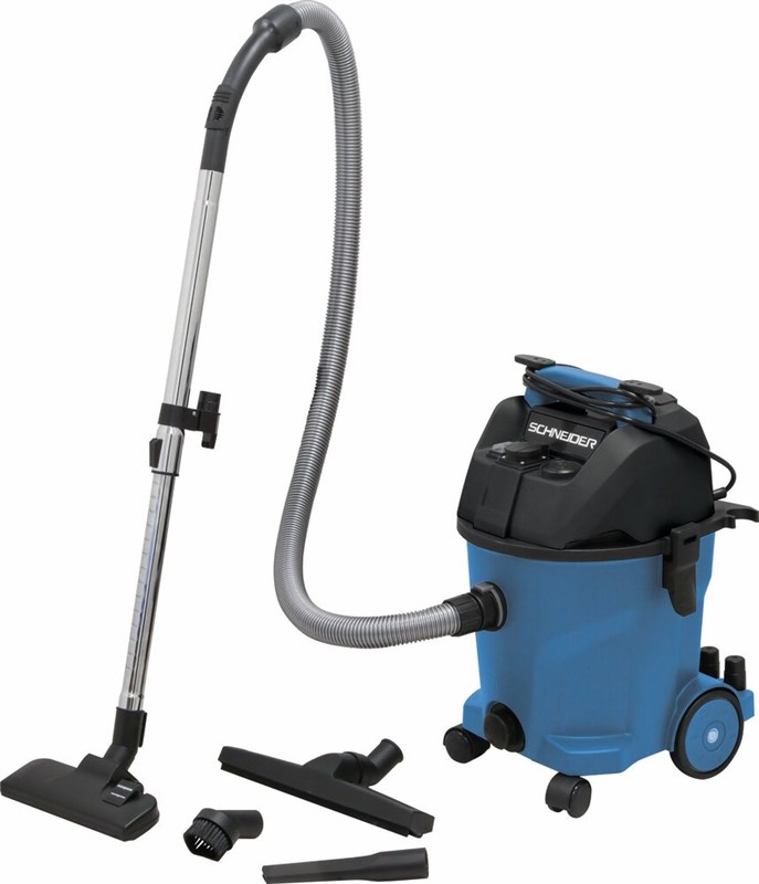  Aspirateur eau et poussière avec poignée intégrée 20L 1200W / Fonction souffleur SCHNEIDER 50002