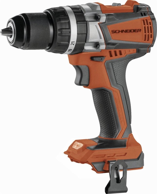 Perceuse visseuse à percussion brushless 20V 60Nm SCHNEIDER 50823