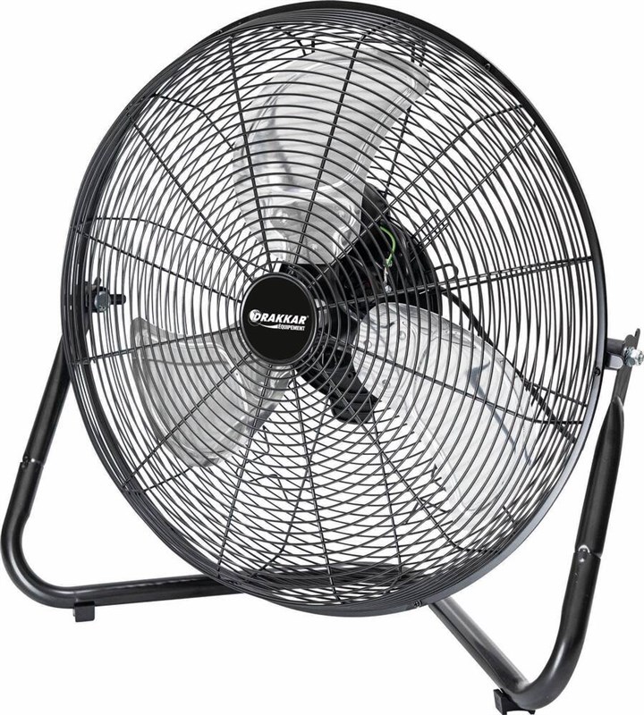 Ventilateur industriel métal atelier 111W Ø450 mm DRAKKAR 53972