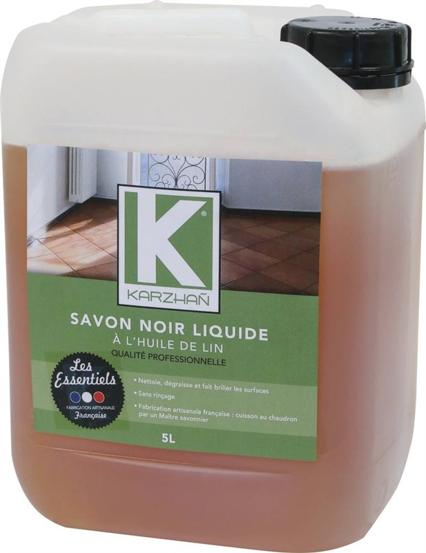 Savon noir liquide à l’huile de lin 5L KARZHAÑ 58372