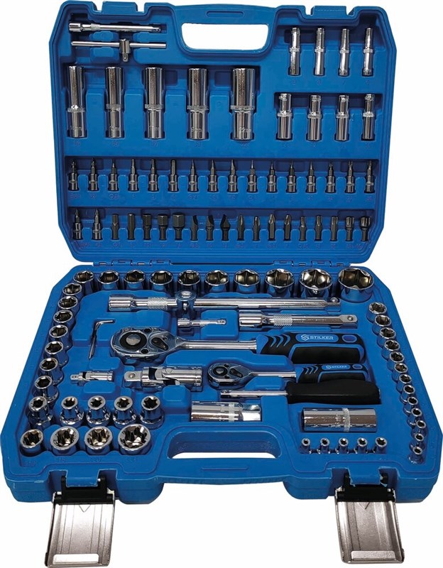 Coffret de douilles 1/4"  et 1/2"  - 108 pièces STILKER 67681