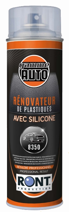 Rénovateur de plastiques avec silicone 520/400ml RONT 8350