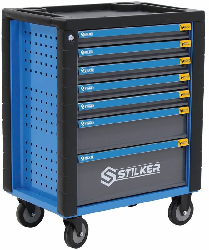 Servante d'atelier 147 outils avec modules mousse STILKER 83932