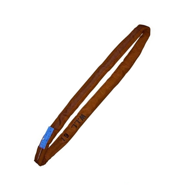 Sangle De Levage Ronde Textile Sans Fin - Capacité 5 Tonnes, Longueur 1 Mètre, Diamètre 35 Mm - Pour Manutention Et Travaux De Levage