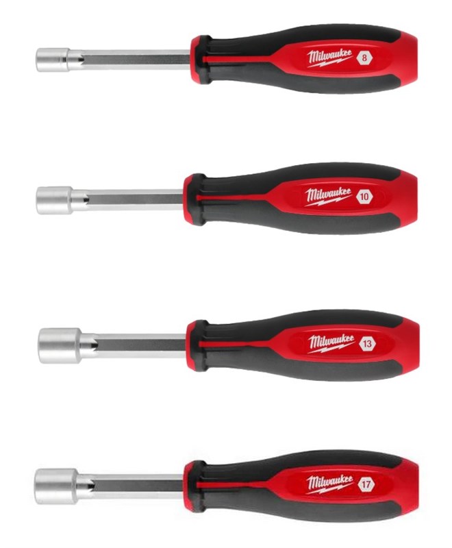 Milwaukee - Tourne-écrous HOLLOWCORE™ - Disponible en 8mm, 10mm, 13mm et 17mm.