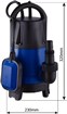 Pompe à eau immergée automatique PVC 230V 550W avec flotteur DRAKKAR 08178