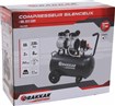 Compresseur silencieux 50L 8 bar 2CV 230V sans huile DRAKKAR 11213