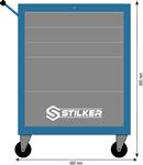 Servante d’atelier 5 tiroirs composée de 152 outils - Stilker 25130