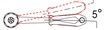 Cliquet 1/2" - 72 dents à tête ronde – KING TONY 4755G