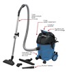  Aspirateur eau et poussière avec poignée intégrée 20L 1200W / Fonction souffleur SCHNEIDER 50002