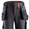 Pantalon de travail 10 poches CRISTOBAL II Gris anthracite/Citrouille COVERGUARD 5CRT150
