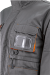 Veste de travail 10 poches - Gris/Orange - PADDOCK II - COVERGUARD 5PAV150
