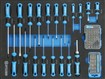 Servante atelier organisée avec modules mousse STILKER 83952