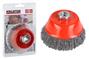 Brosse soucoupe acier ondulé pour meuleuses - Kreator 03150201