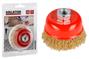 Brosse acier laiton pour meuleuses - Kreator 03150202