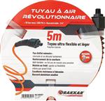 Rallonge tuyau air comprimé ultra flexible avec raccords 1/4’’ Drakkar Equipement