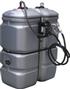 Cuve de stockage gasoil PEHD 750L double paroi avec station à gasoil 230V - 60 L/min - Drakkar Equipement 08062