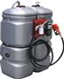 Cuve de stockage gasoil PEHD 750L double paroi avec station à gasoil 230V - 60 L/min - Drakkar Equipement 08063