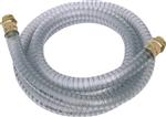 Tuyau d’aspiration PVC spiralé - 4m Ø 25mm avec raccord mâle 1’’ - PIUSI 08204