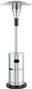 Parasol chauffant inox gaz propane allumage piezo et colonne rétractable Thermobile 11071