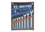 Trousse de clés mixtes métriques - 8 pièces - KING TONY 1208MR