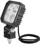 Phare de travail carré 4 LED 9W boitier en carbone - CEA 17080