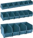 Kit boîtes à bec bleu avec support acier - réf.17703 17704 17712