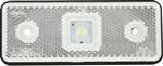 Feu de position latéral rectangle LED - Sodiflash 17937 - blanc 