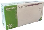Boite de 100 gants jetables ambidextres poudrés - Vinyl 