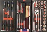 Servante d’atelier 7 tiroirs composée de 107 outils - Drakkar Tools 25043