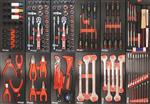 Servante d’atelier 7 tiroirs composée de 187 outils - Drakkar Tools 25048