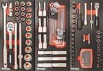 Servante d’atelier 7 tiroirs composée de 205 outils - Drakkar Tools 25059