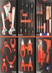 Servante d’atelier 7 tiroirs composée de 198 outils - Drakkar Tools 25056