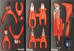 Servante d’atelier 7 tiroirs composée de 107 outils - Drakkar Tools 25091