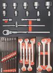 Servante d’atelier 7 tiroirs + 2 portes latérales - 107 outils PL - Drakkar Tools 25104
