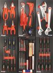 Servante d’atelier 7 tiroirs + 2 portes latérales - 69 outils + consommables - Drakkar Tools 25105