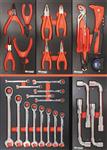Servante d’atelier 7 tiroirs composée de 170 outils - Drakkar Tools 25109