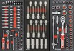 Servante d’atelier 7 tiroirs composée de 205 outils - Drakkar Tools 25120